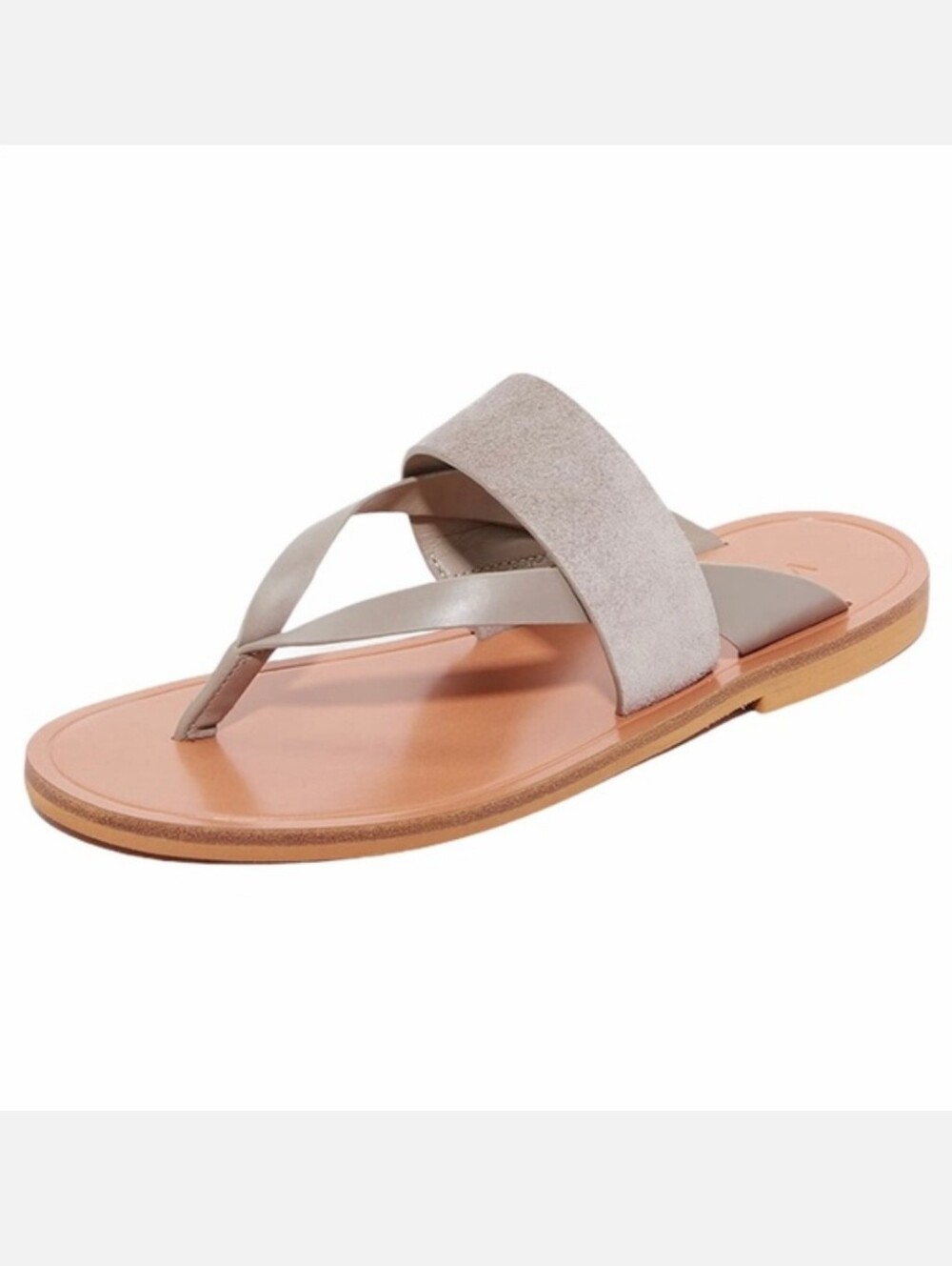 Vince Tess Thong Sandals In Woodsmoke Size 35.5